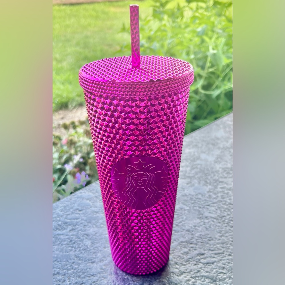 Starbucks Sangria Hot Pink Bling
Cold Cup Tumbler